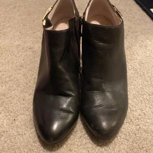 Vince Camino brown leather and suede booties